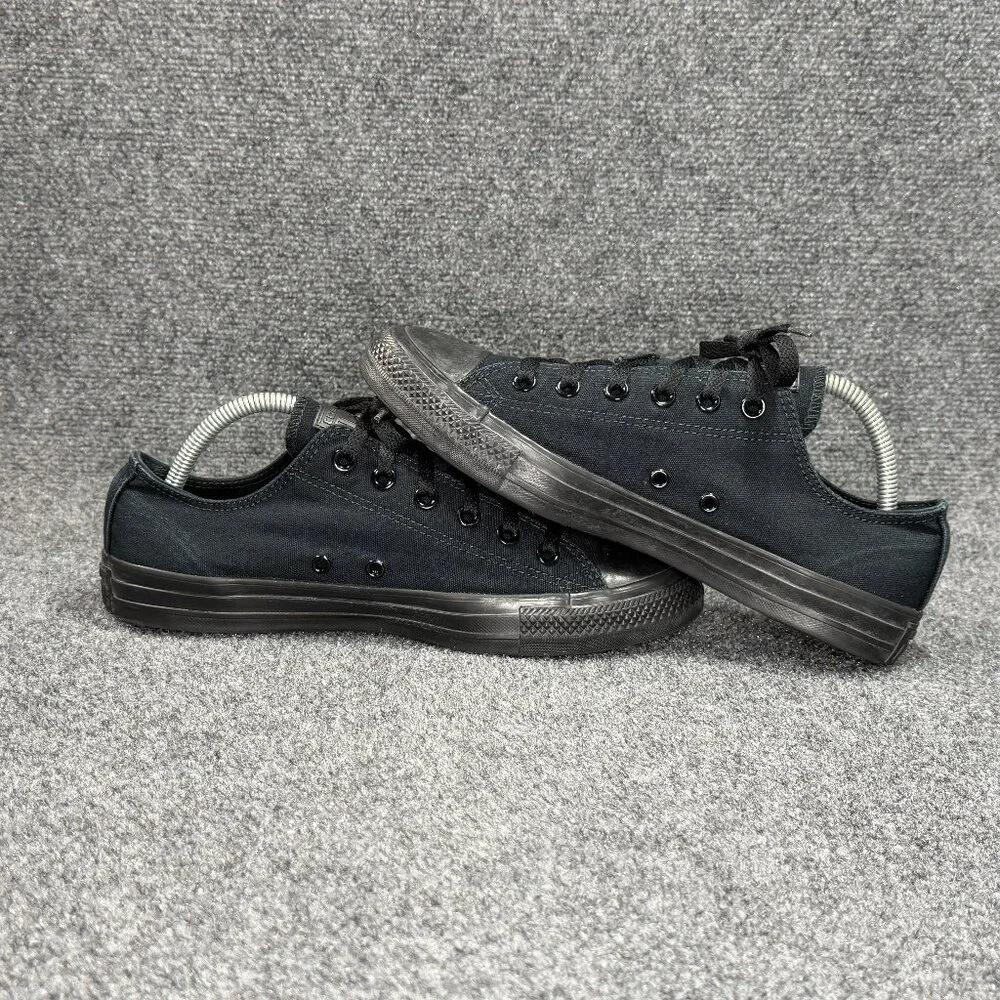 Converse Chuck Taylor All Star‎ Low Sneakers Women's Size 10 Black Canvas Retro - Picture 7 of 11